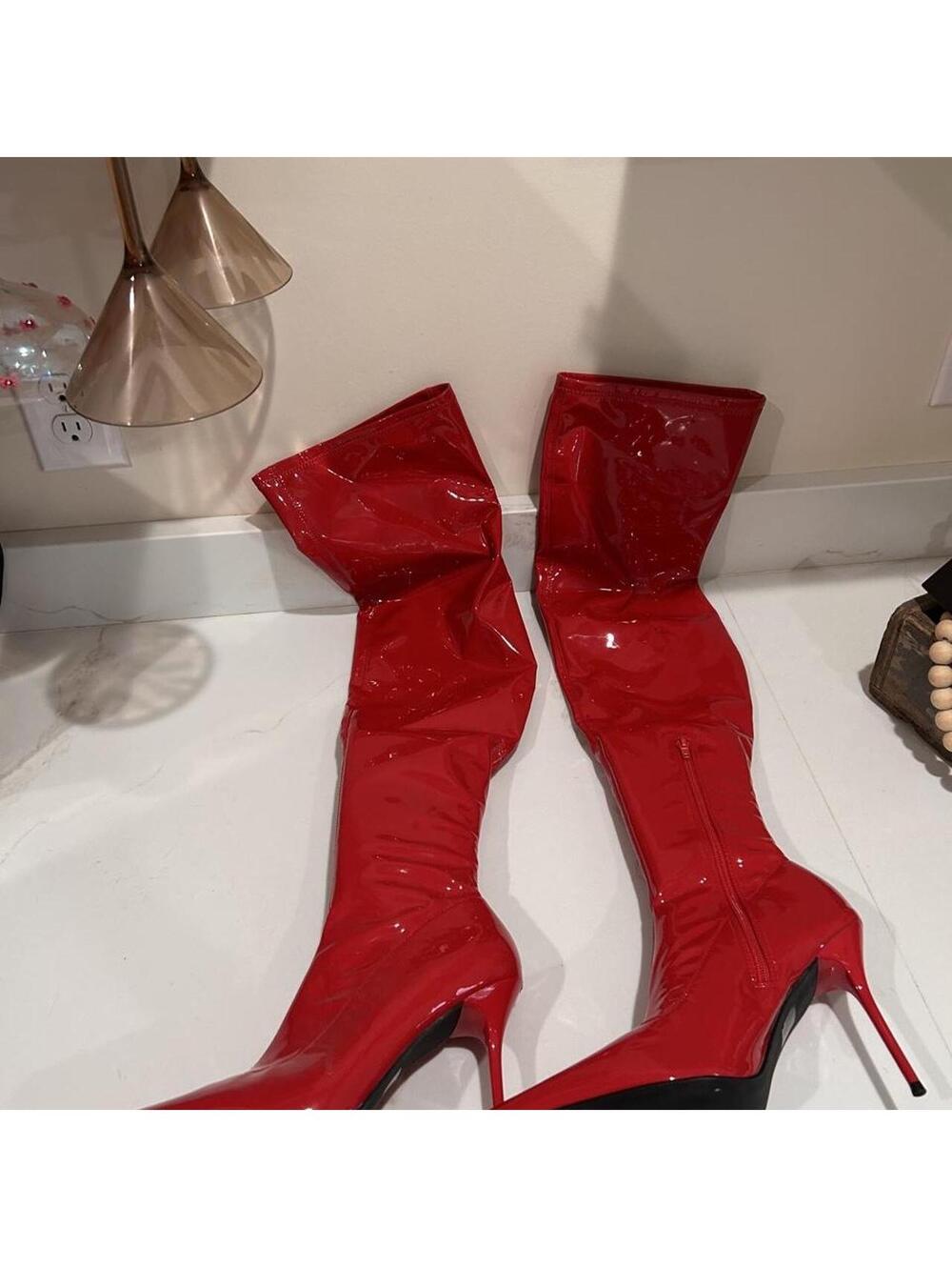 Dolls Kill Knee High Boots - Picture 2 of 4